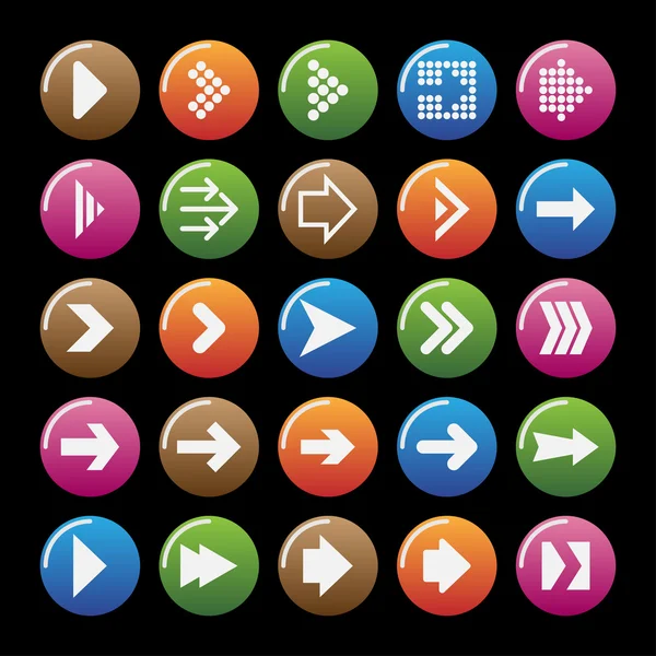 Arrow icons — Stock Vector