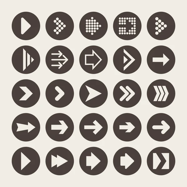 Arrow icons — Stock Vector