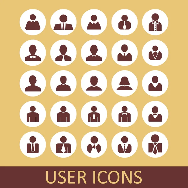 Użytkownik ikony — Wektor stockowy