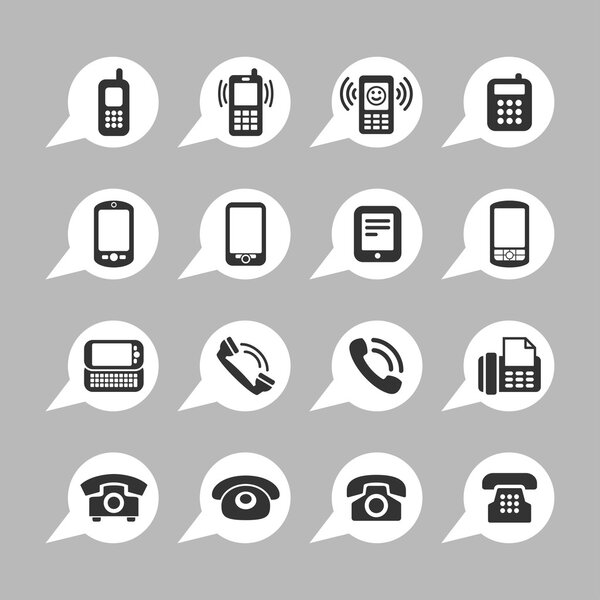 Telephone icons
