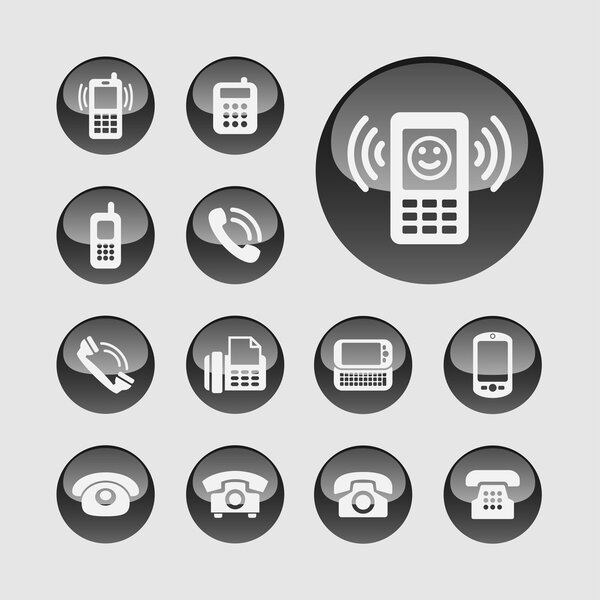 Telephone icons