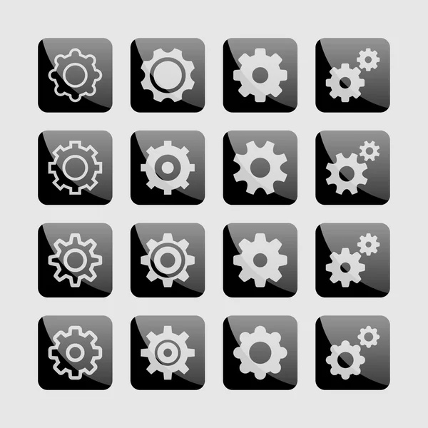 Ícones de configuração —  Vetores de Stock