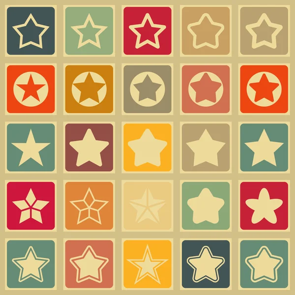 Star icons — Stock Vector