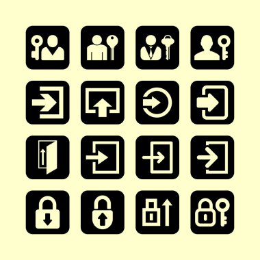 Oturum açma simgeler