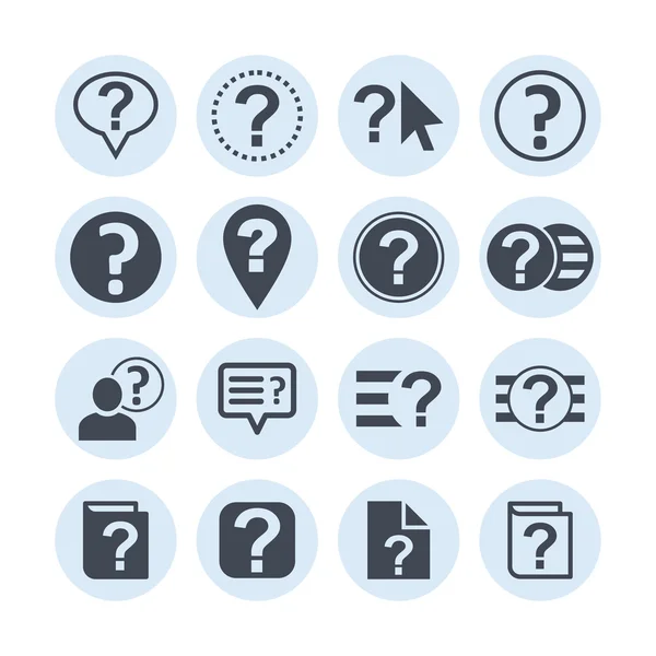 Help icons — Stock Vector