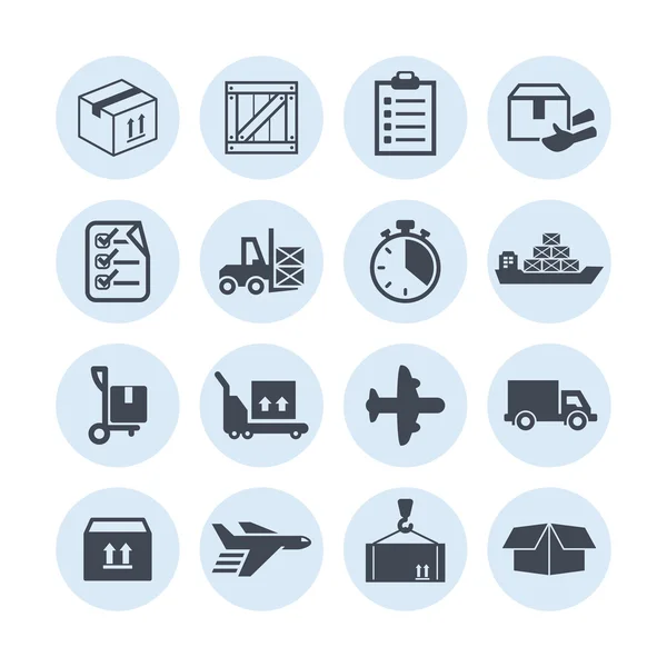 Delivery icons — Stock Vector