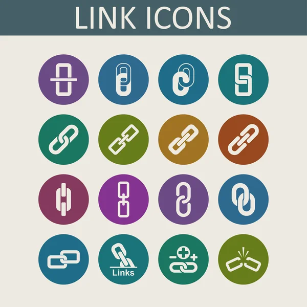 Link icone — Vettoriale Stock