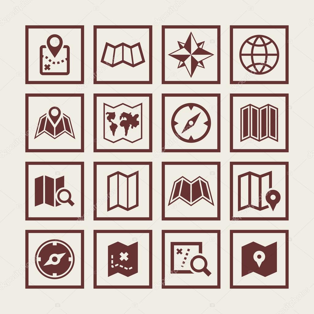 Map icons