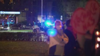 GDANSK, POLAND - 4 Kasım 2020 Katı Kürtaj Yasalarına Karşı Protesto