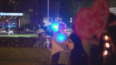 GDANSK, POLAND - 4 Kasım 2020 Katı Kürtaj Yasalarına Karşı Protesto