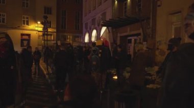 GDANSK, POLAND - Kasım 04: 20. Katı Kürtaj Yasalarına Karşı Protesto.