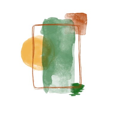 Moda düz çizim. Moda minimalist tarzda elle çizilmiş asgari bir arka plan. Kömür hattı. Suluboya lekeleri. Tasarımının şablonu işe yarıyor. Vektör grafikleri.