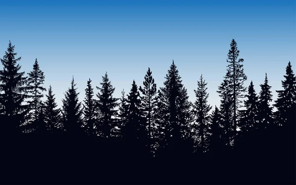 摘要背景 森林荒野景观 你设计作品的模板 手绘插图 — 图库照片