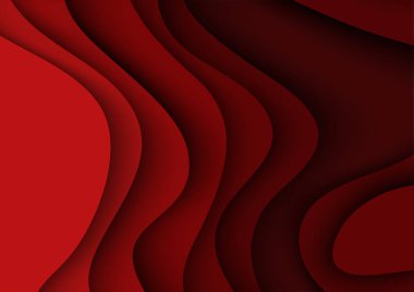 Soyut arkaplan. Kağıt kesiği şekiller. Pankart, broşür, kitap kapağı, kitapçık tasarımı için şablon.