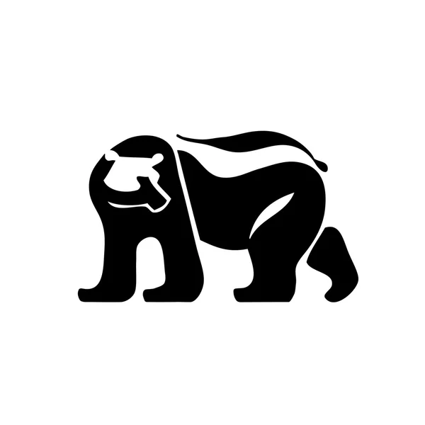 Symbol des Bären — Stockfoto