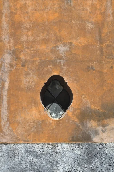 Small Colonial Window Old Wall Mexico — Stock Photo, Image