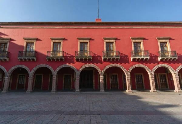 Μεξικάνικο Αποικιακό Κτίριο Στο Leon Guanajuato Μεξικό — Φωτογραφία Αρχείου