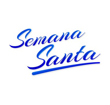 Semana Noel Baba, Kutsal Hafta İspanyolca metin, Latin Paskalya geleneği