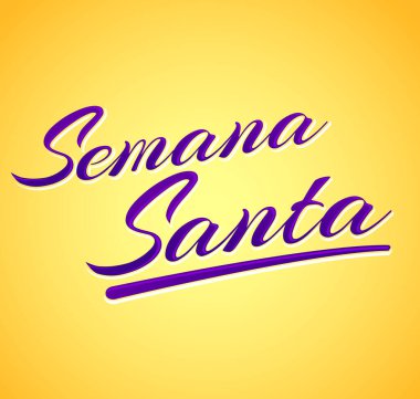 Semana Noel Baba, Kutsal Hafta İspanyolca metin, Latin Paskalya geleneği