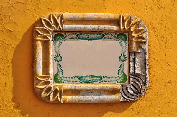 Mexican Rustic Colonial Frame Ready Place Your Image Text Design — Stock Photo, Image