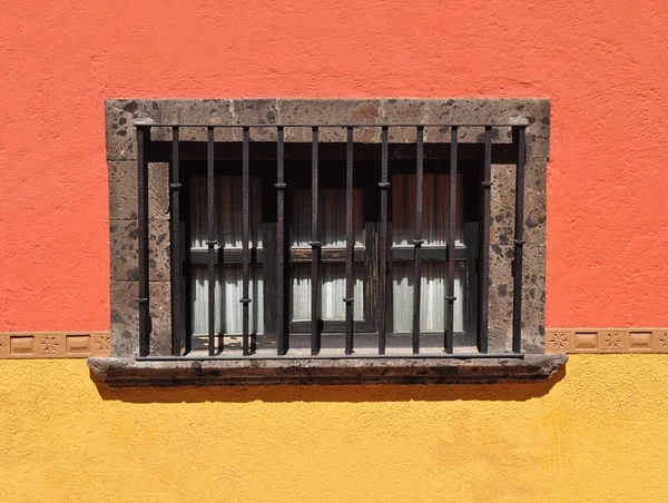 Mexican Colonial Style Window San Miguel Allende Mexico — Stock Photo, Image