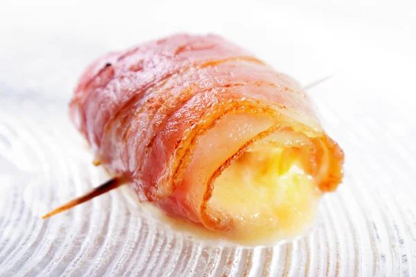 Roasted bacon roll — Stock Photo, Image