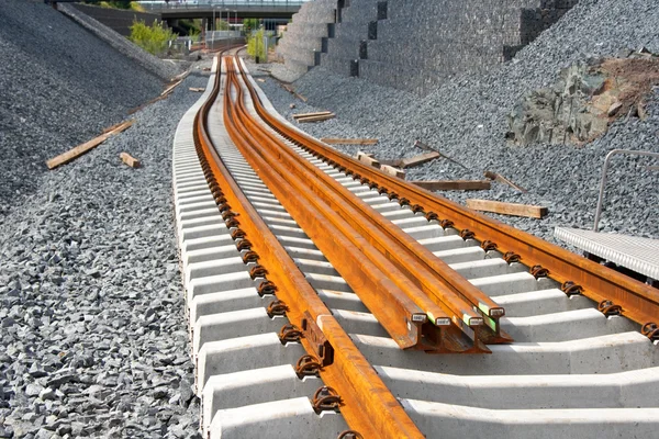 Construcción ferroviaria — Foto de Stock