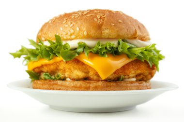 Balık burger peynirli