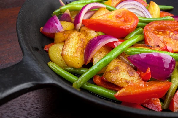 Mix of fried vegetables — Stock Photo, Image