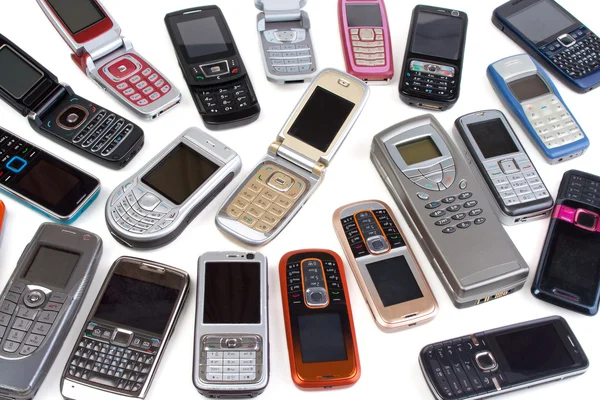 Different cell phones — Stock Photo, Image