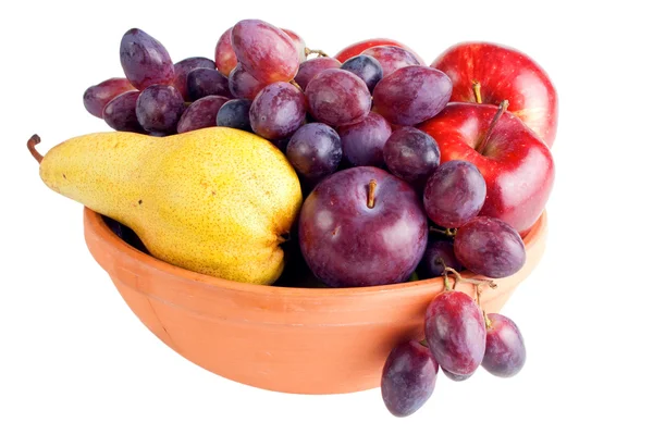 Fruit in een kom — Stockfoto