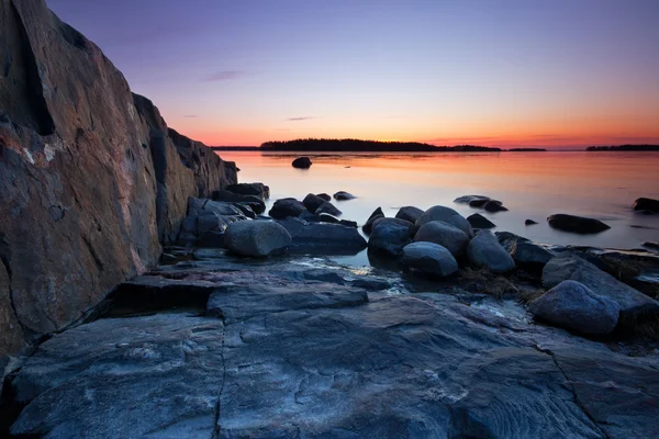 Manhã amanhecer paisagem — Fotografia de Stock