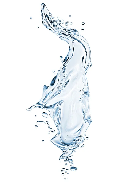 Water Splash on white background. — Stock Photo, Image