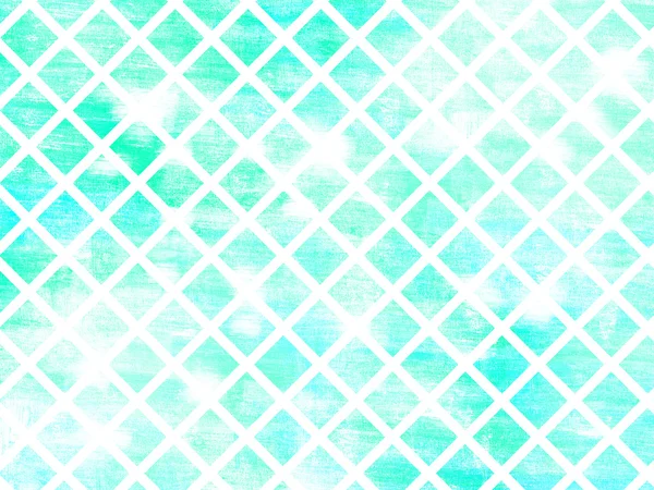 Grunge grid background with diamonds pattern