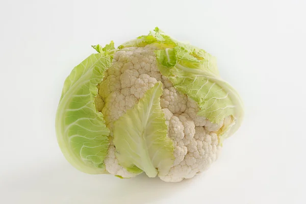 Beyaz arkaplanda karnabahar