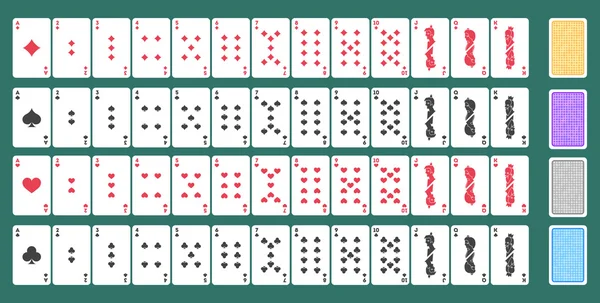 Jugar a las cartas — Vector de stock