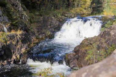 şelale kivach içinde Karelya, Rusya Federasyonu