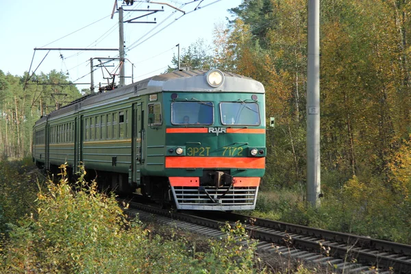 Személyszállító vonat motorok — Stock Fotó