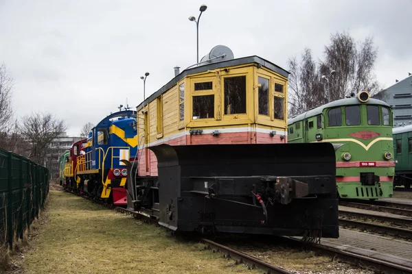 Tåg på Järnvägsmuseet — Stockfoto