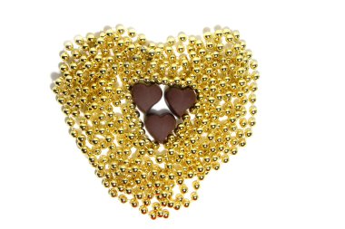 heart beads clipart
