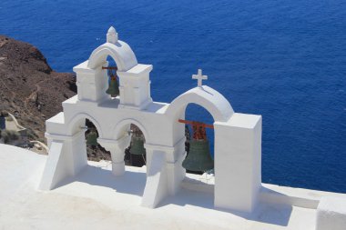 Santorini, Yunanistan çan