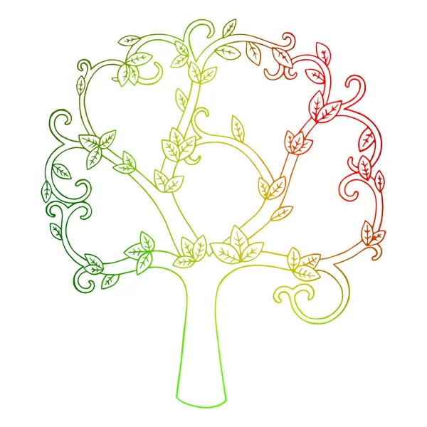 Árbol vector imagen — Archivo Imágenes Vectoriales