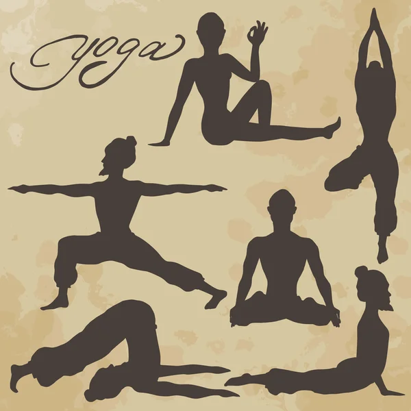 Yoga — Archivo Imágenes Vectoriales