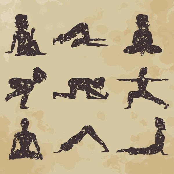Yoga — Image vectorielle