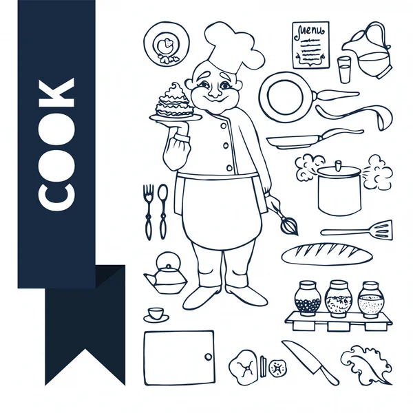 Cozinheiro — Fotografia de Stock