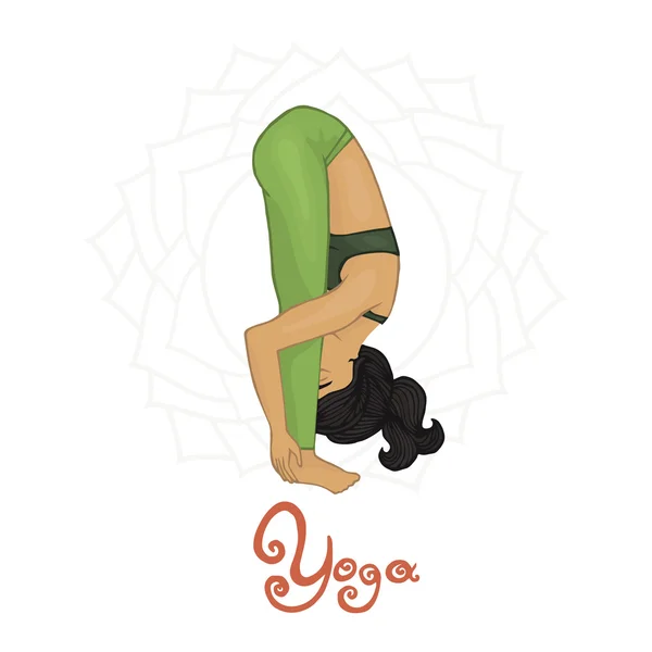 Yoga — Vector de stock