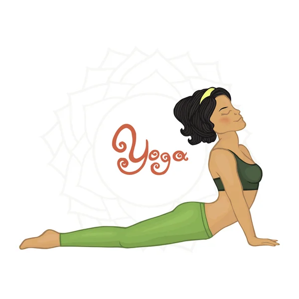 Yoga — Vettoriale Stock