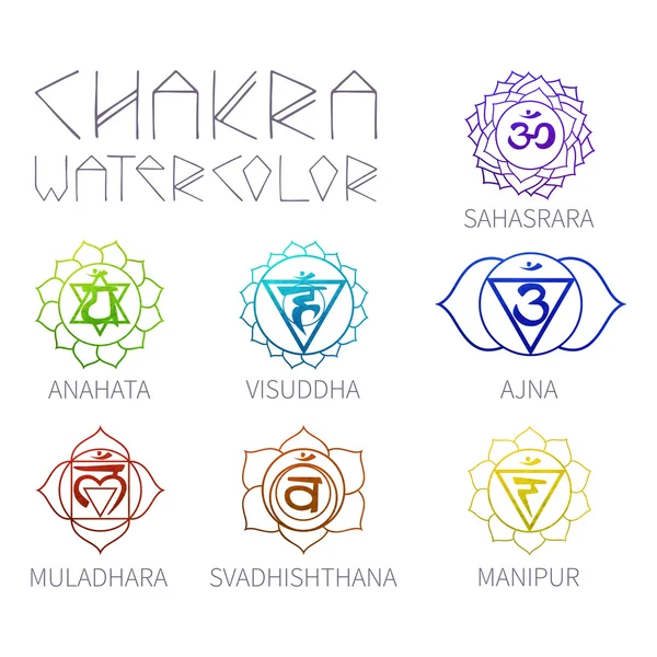 Chakra — Vettoriale Stock