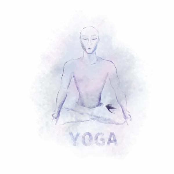 Yoga — Stok Vektör