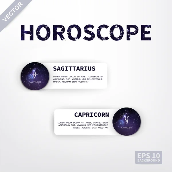 Horoscope vector illustration — Stock Vector